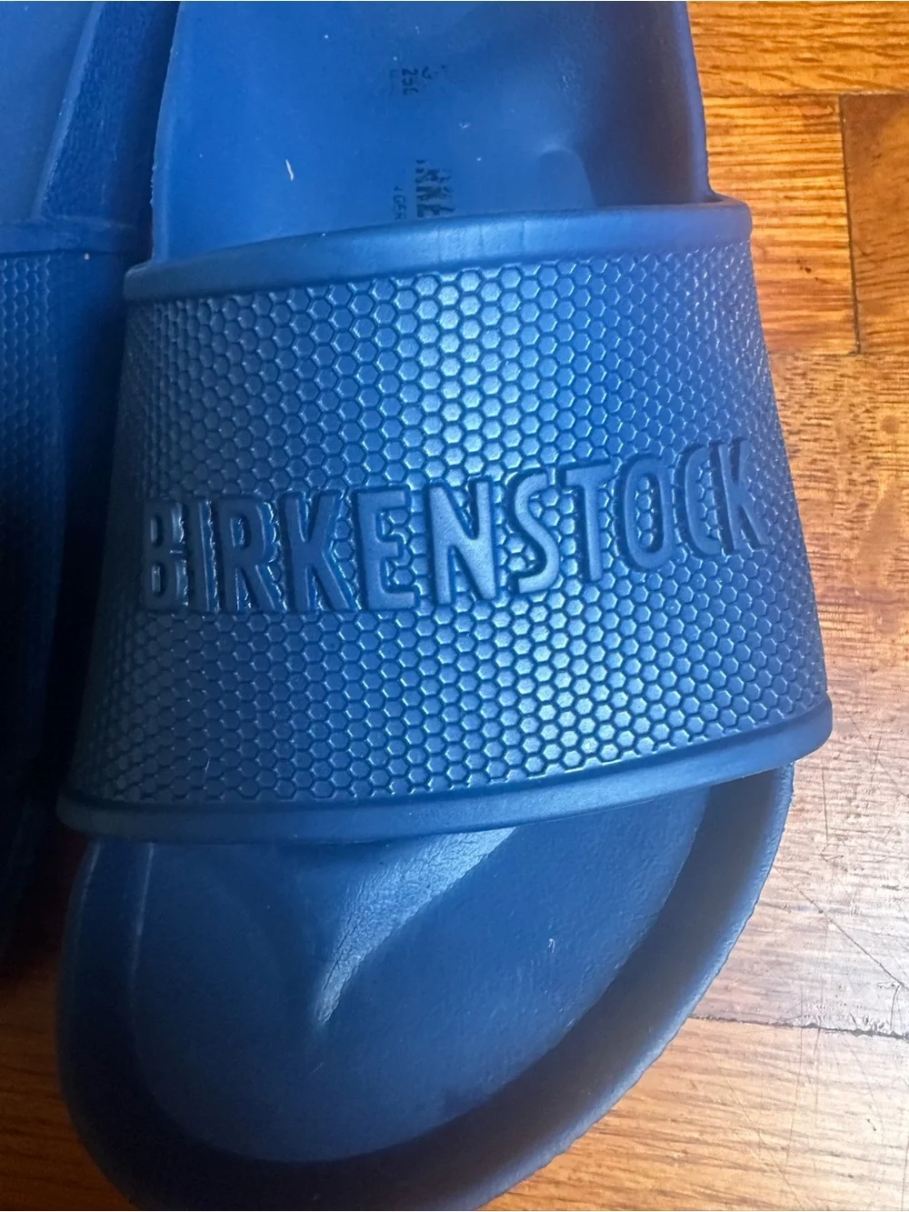 Birkenstock Women Navy Blue EVA Slide Sandals size 8 (39)